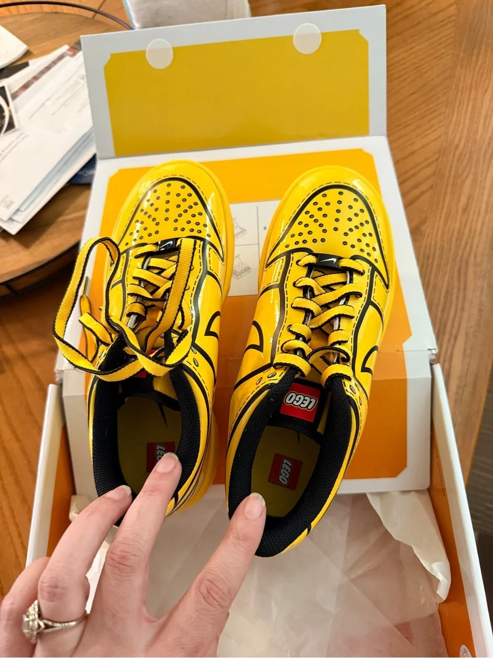 Nike bold yellow
